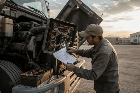 چک لیست روزانه قبل از حرکت کامیون برای ایمنی کامل